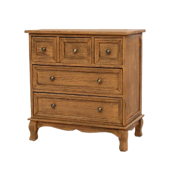 Solid Wood Storage Chest Retro Style Vertical Storage Chest Dresser