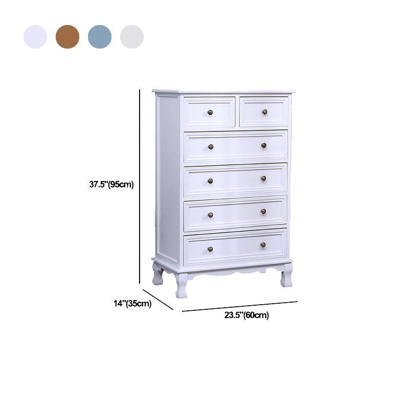 Solid Wood Storage Chest Retro Style Vertical Storage Chest Dresser