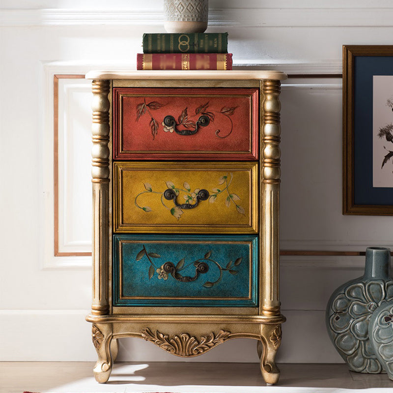 Traditional Style Vertical Chest Wooden Lingerie Chest for Bedroom