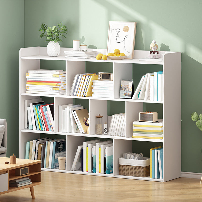 Scandinavian Engineer Wood Bookshelf 7.8" W Bookshelf for Home
