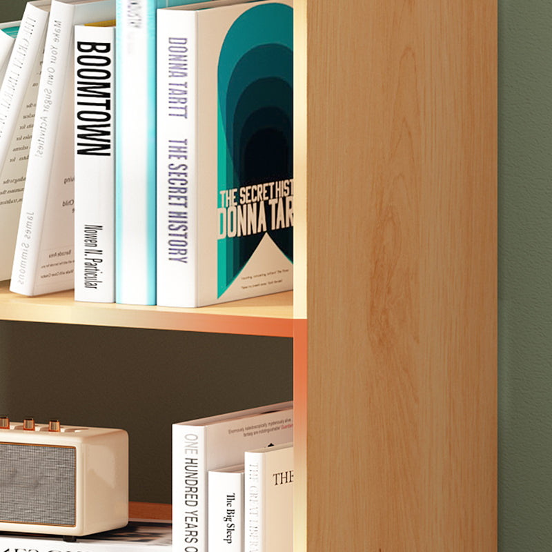 Scandinavian Engineer Wood Bookshelf 7.8" W Bookshelf for Home