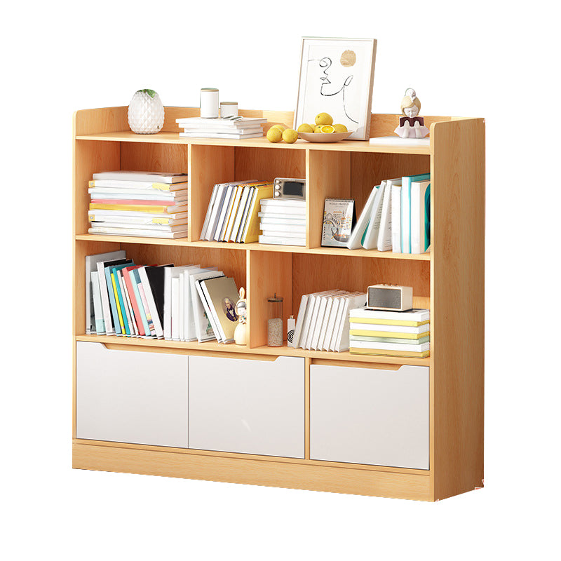 Scandinavian Engineer Wood Bookshelf 7.8" W Bookshelf for Home