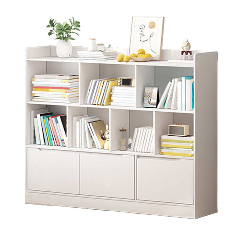 Scandinavian Engineer Wood Bookshelf 7.8" W Bookshelf for Home