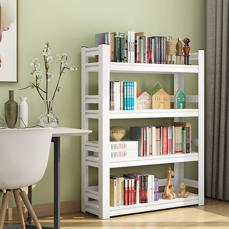 Metal Bookshelf, Multi Tiers Contemporary Bookcase for Living Room
