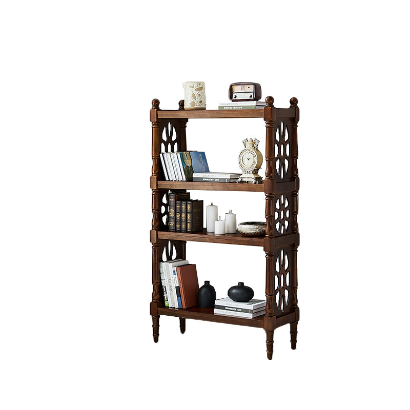 Scandinavian Study Room Bookshelf Solid Wood Etagere Bookcase