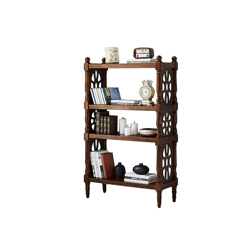 Scandinavian Study Room Bookshelf Solid Wood Etagere Bookcase