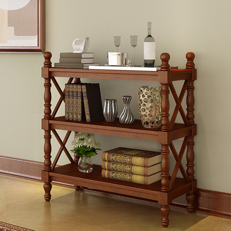 Scandinavian Study Room Bookshelf Solid Wood Etagere Bookcase
