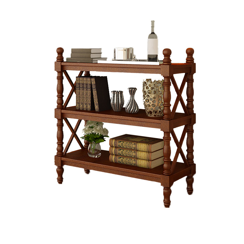 Scandinavian Study Room Bookshelf Solid Wood Etagere Bookcase