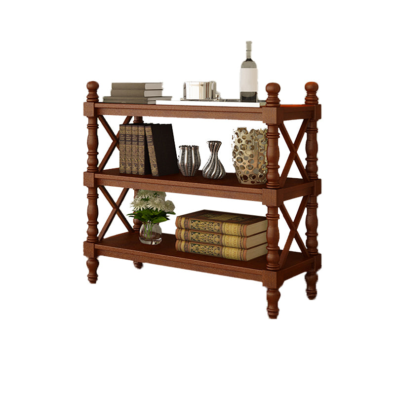 Scandinavian Study Room Bookshelf Solid Wood Etagere Bookcase