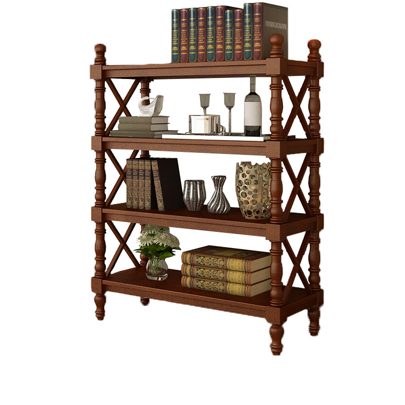 Scandinavian Study Room Bookshelf Solid Wood Etagere Bookcase
