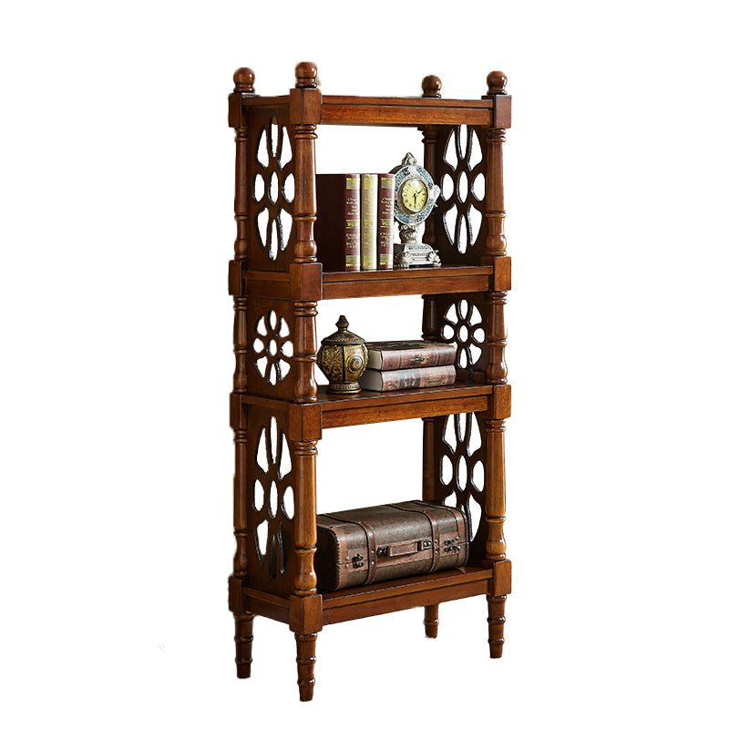 Scandinavian Study Room Bookshelf Solid Wood Etagere Bookcase