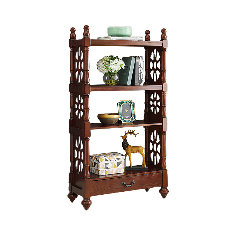 Scandinavian Study Room Bookshelf Solid Wood Etagere Bookcase