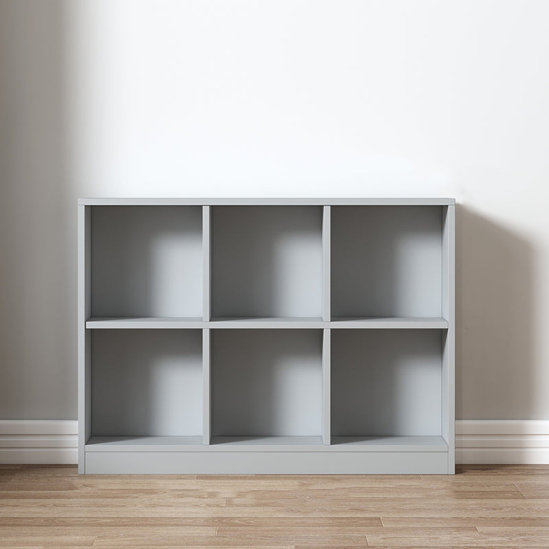 Contemporary Style Wood Bookshelf Closed Back Bookcase for Office