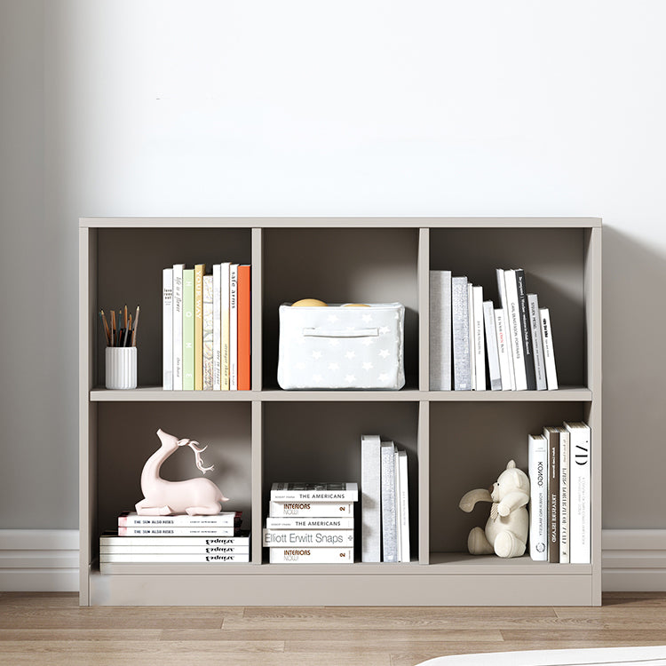 Contemporary Style Wood Bookshelf Closed Back Bookcase for Office