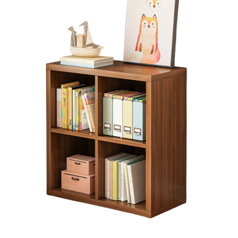 Modern Engineer Wood Bookshelf Closed Back Bookcase for Home Office