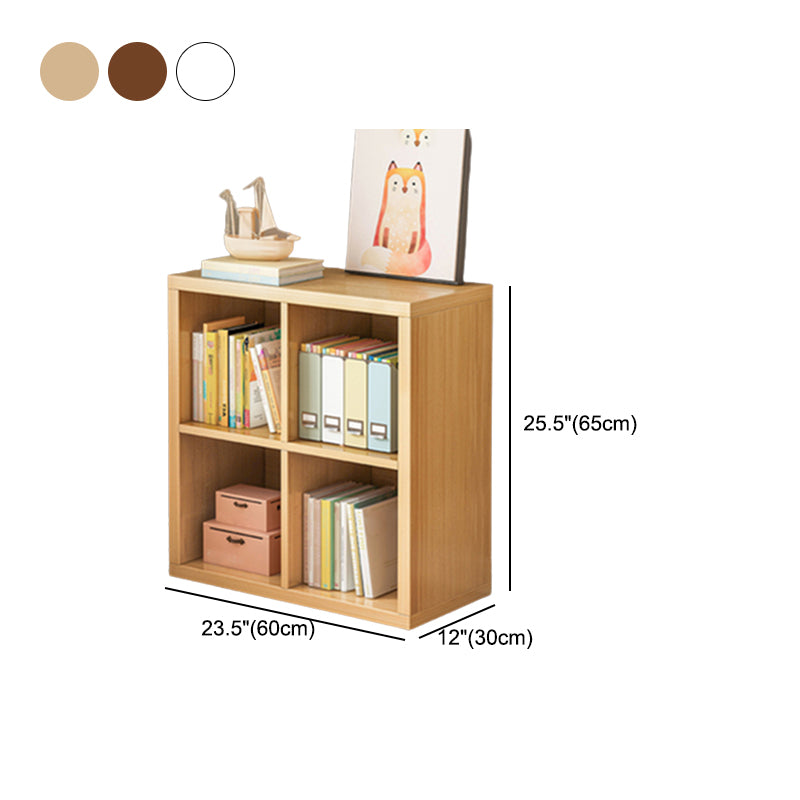 Modern Engineer Wood Bookshelf Closed Back Bookcase for Home Office
