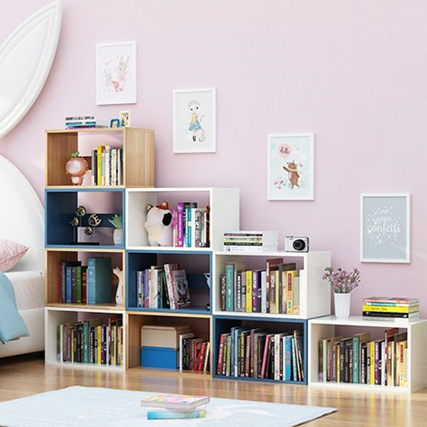 Scandinavian Style Bookshelf Engineer Wood Bookcase for Study Room