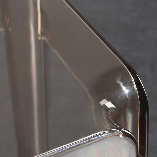 Modern Style Backless Bar-stool Plastic Counter Bar Stool with Plastic Legs for Home