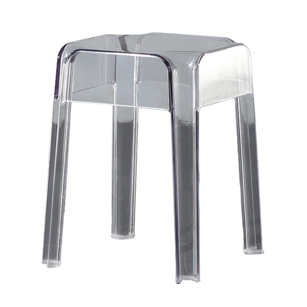 Modern Style Backless Bar-stool Plastic Counter Bar Stool with Plastic Legs for Home