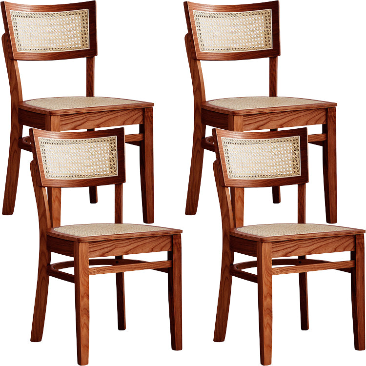 Modern Style Bar-stool Wooden Counter Bar Stool with Wood Legs for Home