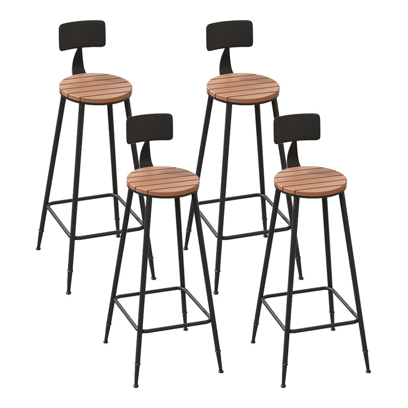 1/4/5 Pieces Wood Bar Stool and Table Set Matte Finish Home Bar Set