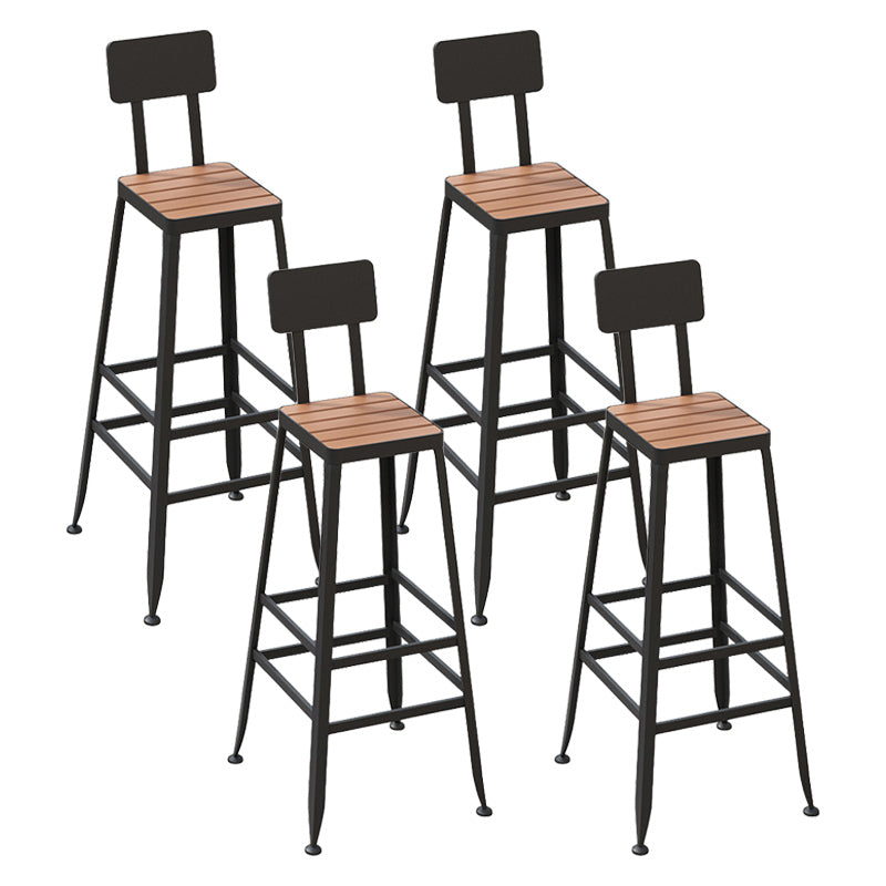 1/4/5 Pieces Wood Bar Stool and Table Set Matte Finish Home Bar Set