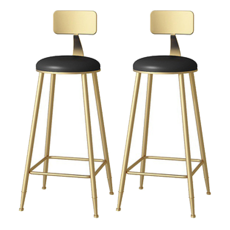 Glam 1/2/3/5 Pieces Artificial Marble Bar Table Set Fixed Table Counter Set