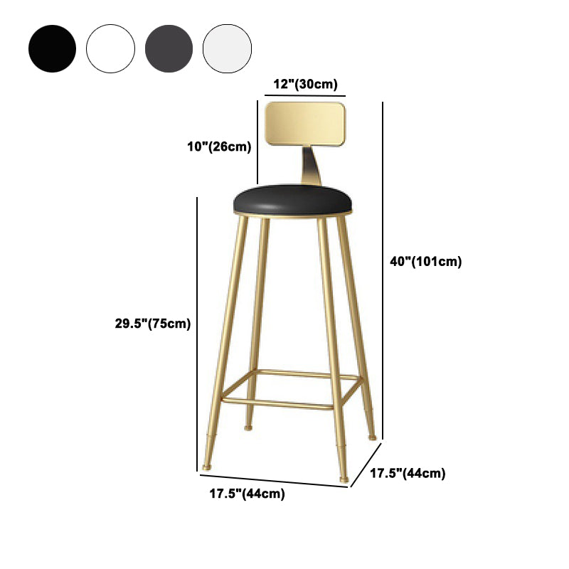 Glam 1/2/3/5 Pieces Artificial Marble Bar Table Set Fixed Table Counter Set