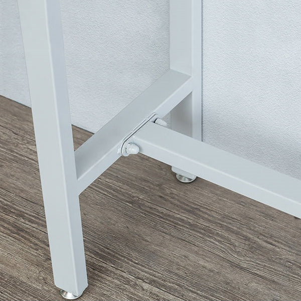 Luxury Rectangle Solid Wood Bar Table Set 1/5 Pieces Counter Table with White Stools