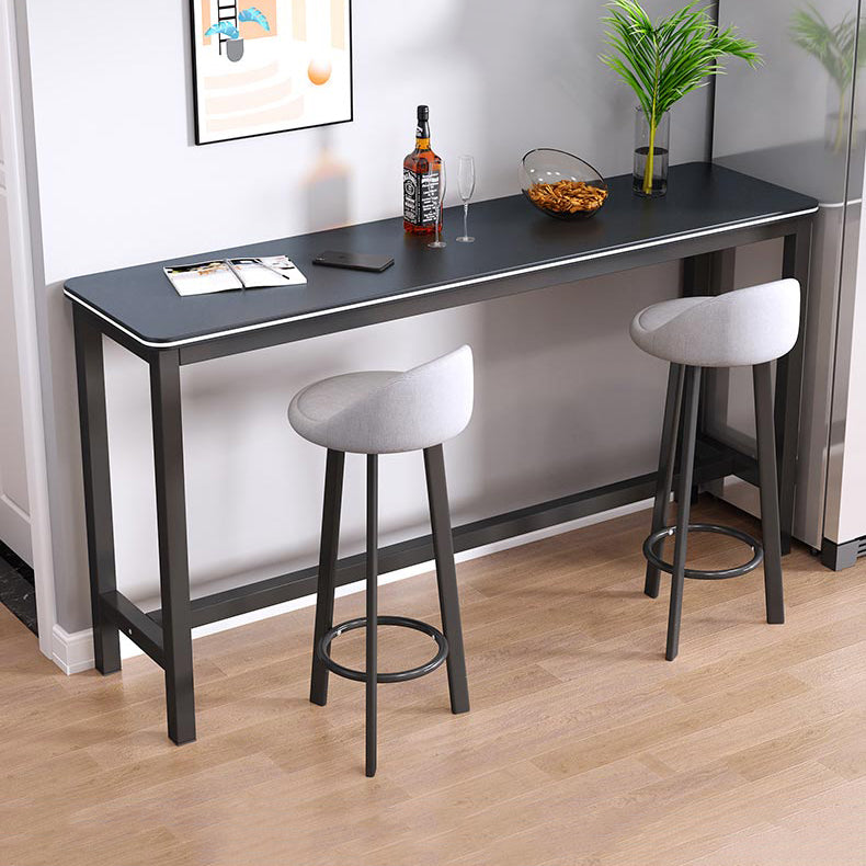 1/3/4/5 Pieces Wood Bar Table Set Matte Finish Modern Bar Set