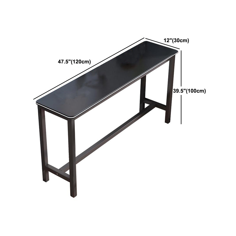 1/3/4/5 Pieces Wood Bar Table Set Matte Finish Modern Bar Set