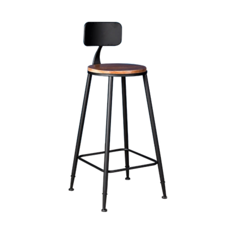 1/4/5/7 Pieces Industrial Iron Bar Table Set Rectangle Pine Wood Bistro Set with Footrest