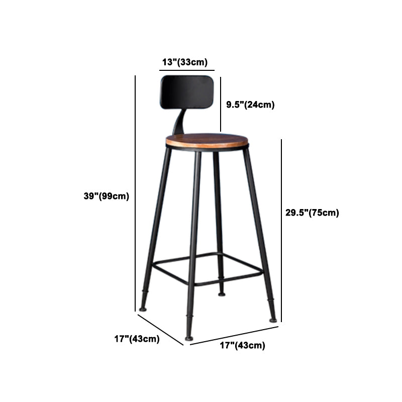 1/4/5/7 Pieces Industrial Iron Bar Table Set Rectangle Pine Wood Bistro Set with Footrest