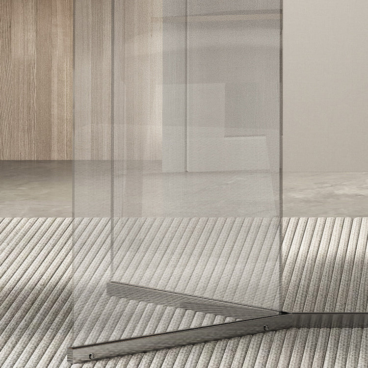 Designer Style Rectangle Dining Table Set 1/4/5 Pieces Acrylic Dining Table