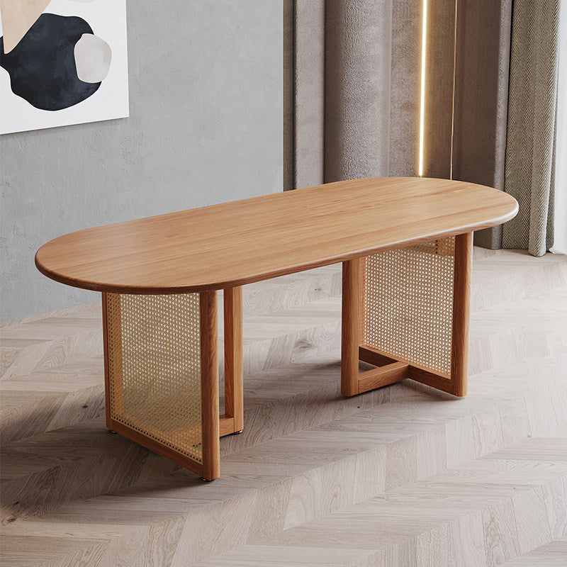Contemporary Style Dining Table Solid Wood Dinette Table for Home and Kitchen