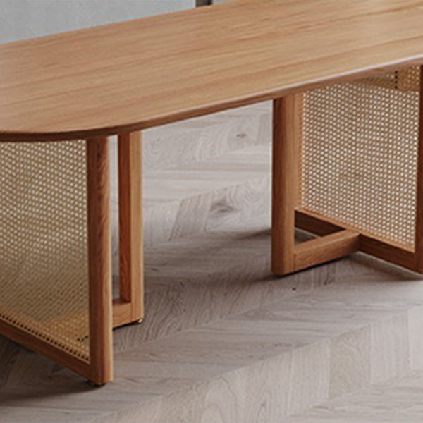 Contemporary Style Dining Table Solid Wood Dinette Table for Home and Kitchen