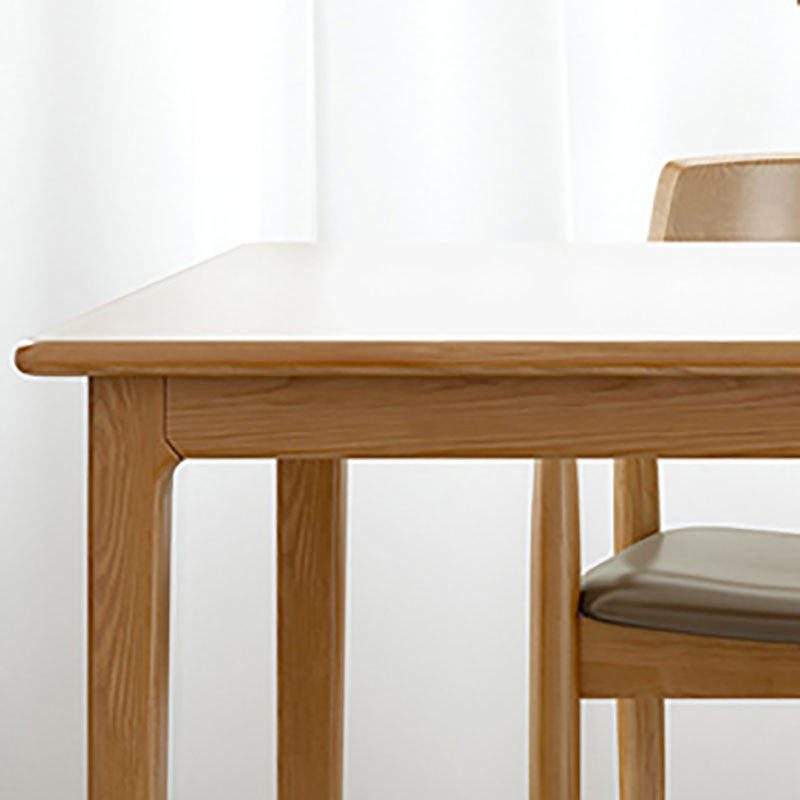 Rectangle Dining Site Table Pine Solid Wood Dining Room Furniture