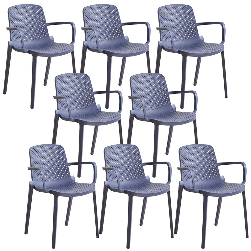 Plastic Dining Armchair Modern Dining Arm Chair for Dining Room