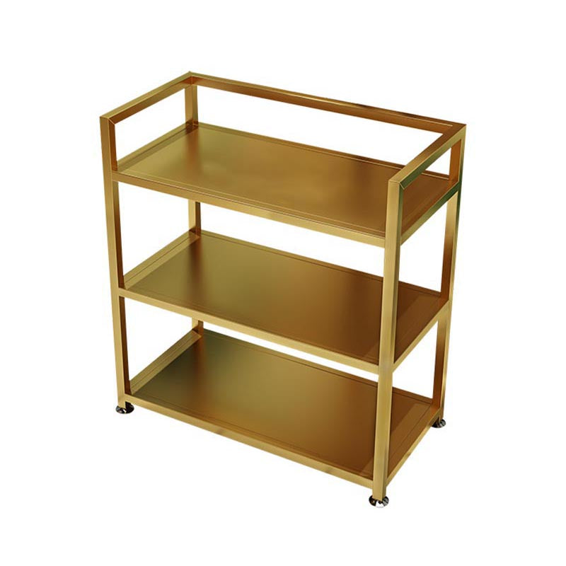 25.59"H Modern Stationary Prep Table Metal Prep Table for Home Use