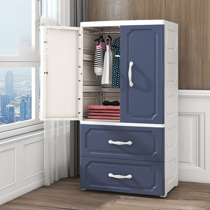 Contemporary Style Wardrobe Plastic Wardrobe Closet for Bedroom