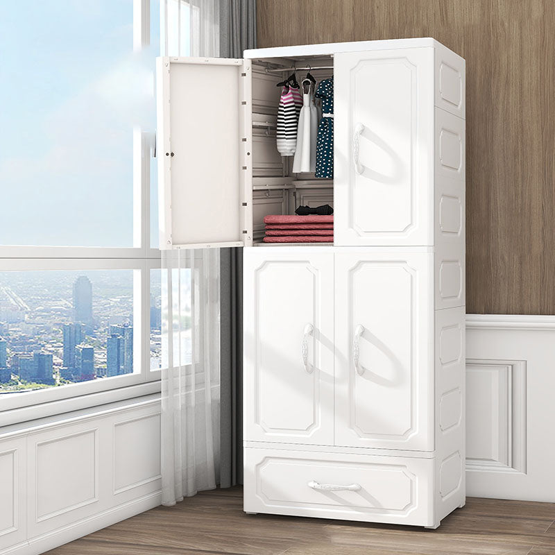 Contemporary Style Wardrobe Plastic Wardrobe Closet for Bedroom