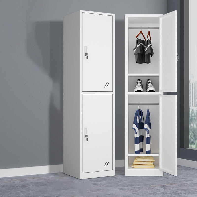 Steel Storage Cabinet Contemporary Wardrobe Armoire for Bedroom