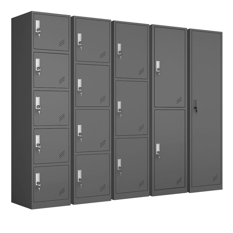 Steel Storage Cabinet Contemporary Wardrobe Armoire for Bedroom