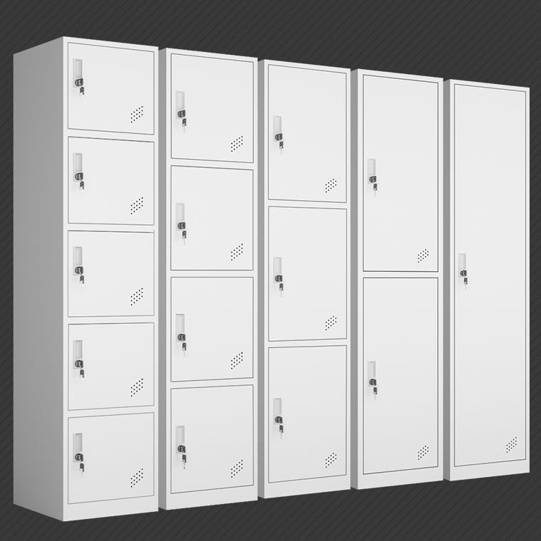 Steel Storage Cabinet Contemporary Wardrobe Armoire for Bedroom