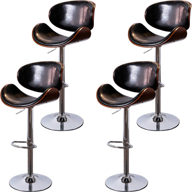Industrial Liftable Bar-stool Metal Counter Bar Stool with Metal Legs for Kitchen