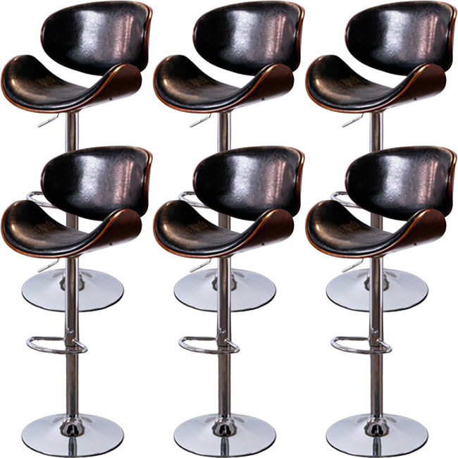 Industrial Liftable Bar-stool Metal Counter Bar Stool with Metal Legs for Kitchen