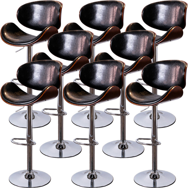 Industrial Liftable Bar-stool Metal Counter Bar Stool with Metal Legs for Kitchen