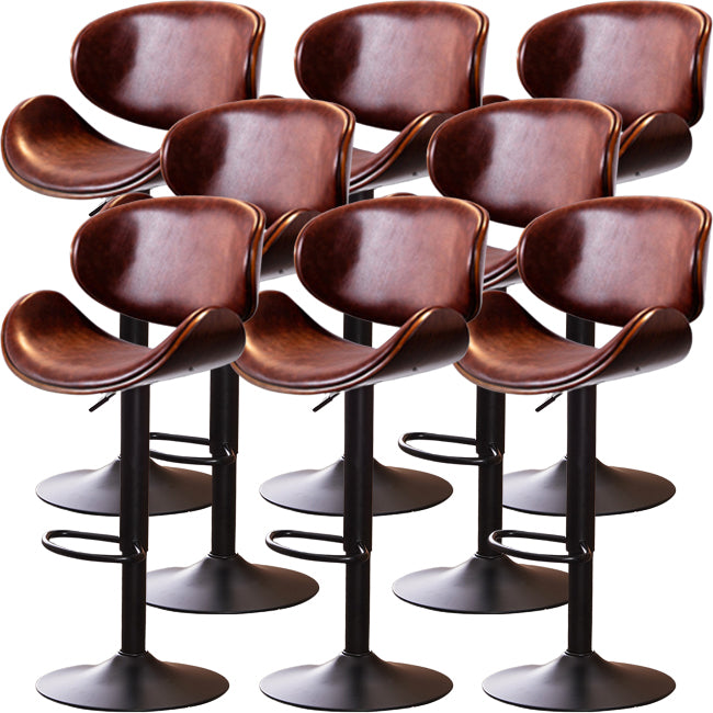 Industrial Liftable Bar-stool Metal Counter Bar Stool with Metal Legs for Kitchen