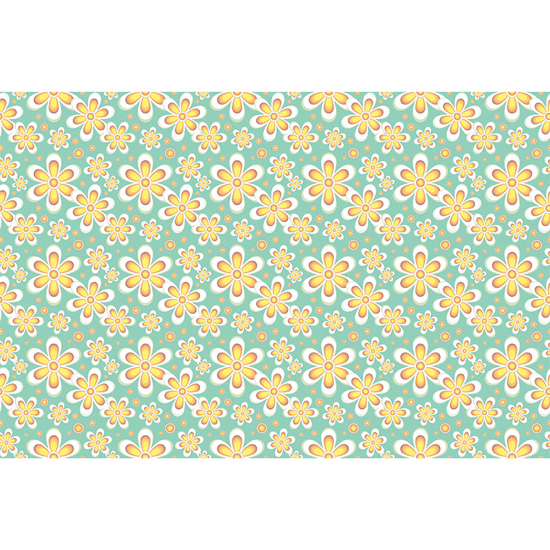 Eco-friendly Wall Mural Wallpaper Plant Illustration Sitting Room Wall Mural