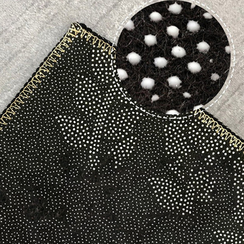 Antique Medallion Print Carpet Polyester Area Rug Pet Friendly Indoor Rug for Living Room